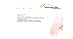 Desktop Screenshot of podologie-institut.ch